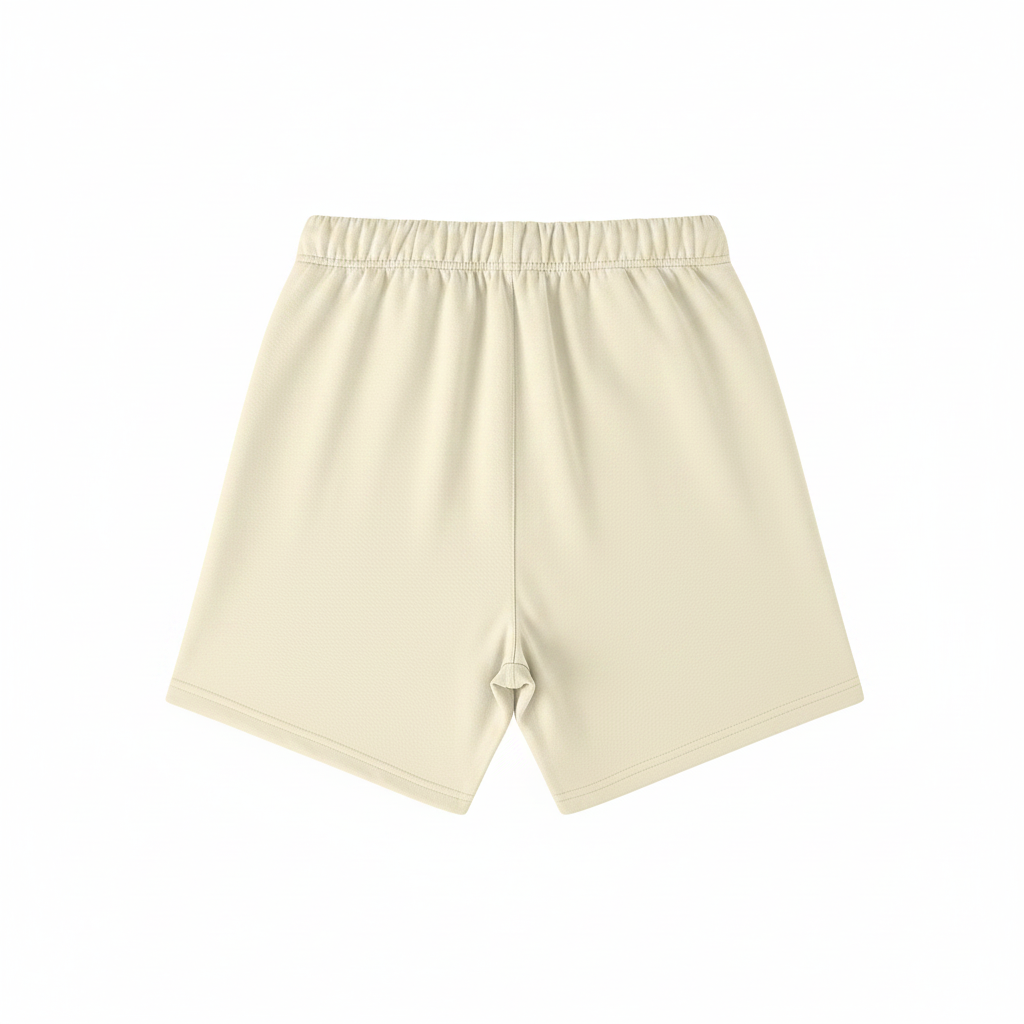Beige Shorts Back
